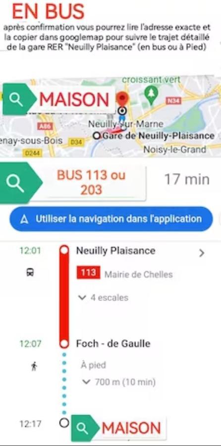 Chambre Dans Une Maison Partagee Neuilly-sur-Marne Zewnętrze zdjęcie